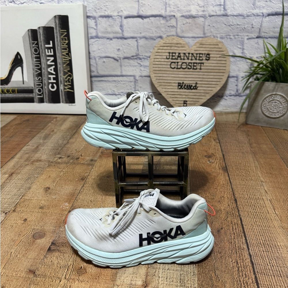 Hoka One One Rincon 3 Walking Running Sneakers Shoes Women's 8B - Picture 4 of 13